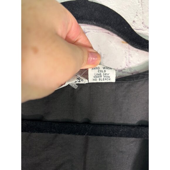 Vintage Khazana Womens Green Black Plaid Patchwork Sleeveless Button-Up Vest - Picture 3 of 10